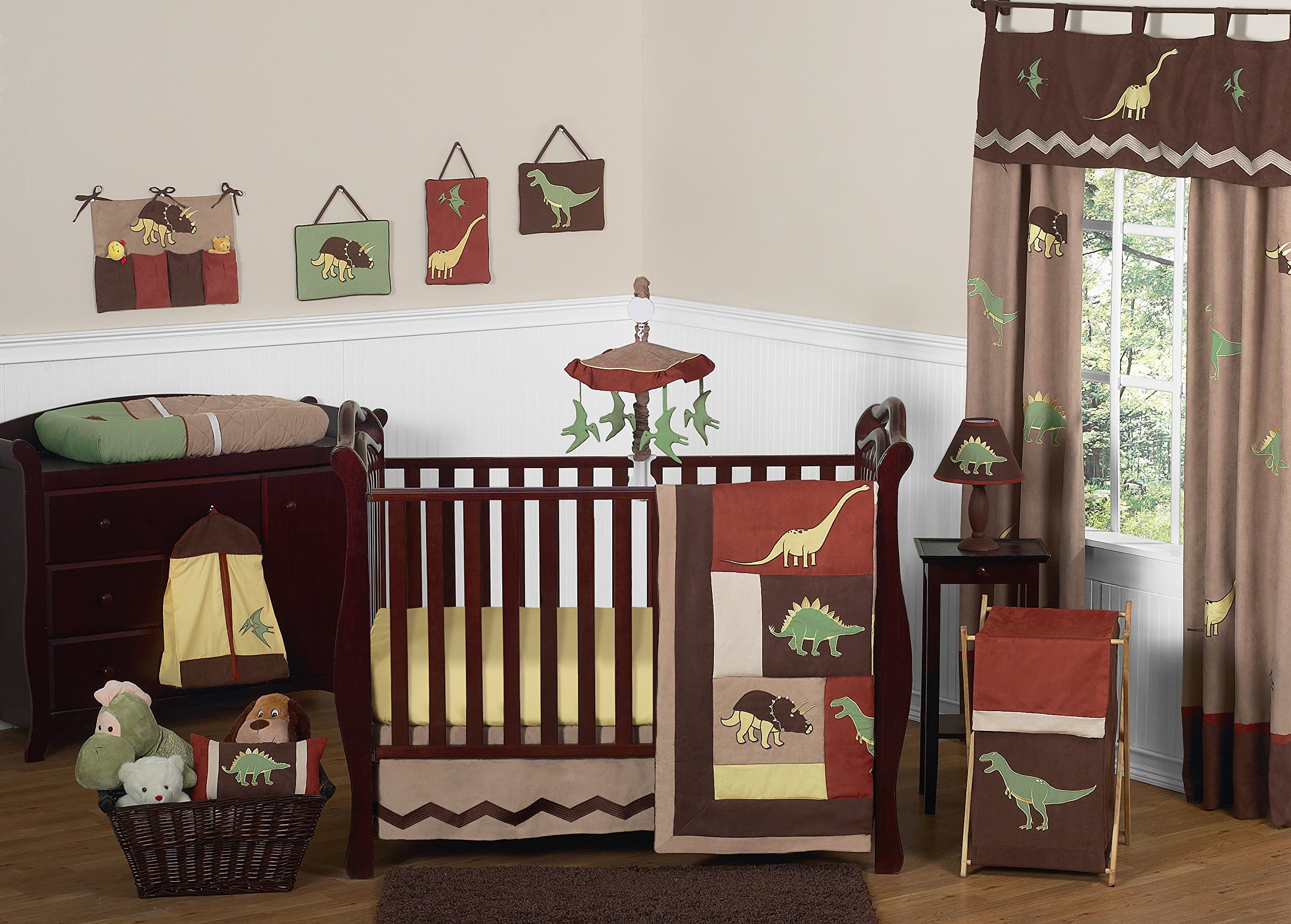 Sweet Jojo Designs Dinosaur Musical Baby Crib Mobile