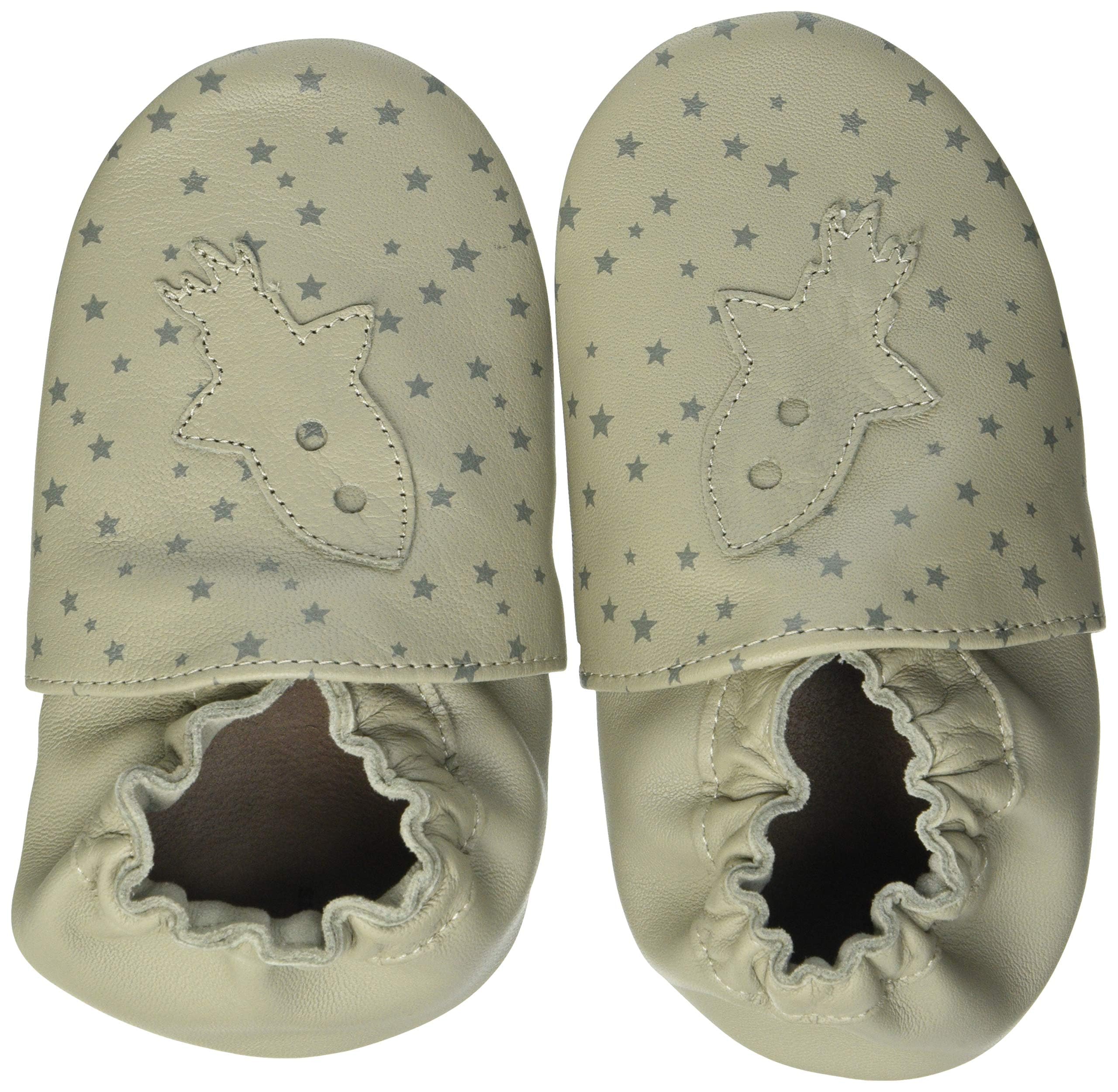 ROBEEZ - Robeez Bébé garçon Rocket Star Chausson - B0DR9XV4WZ - Kaki, 18