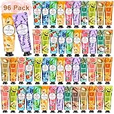 96 Pack Hand Cream Gifts Set For Women, Bulk Hand Lotion Travel Size for Dry Cracked Hand, Mini Hand Lotion Bulk for Christmas Stocking Stuffers Galentines Party Favors & Baby Shower Favors For Guests