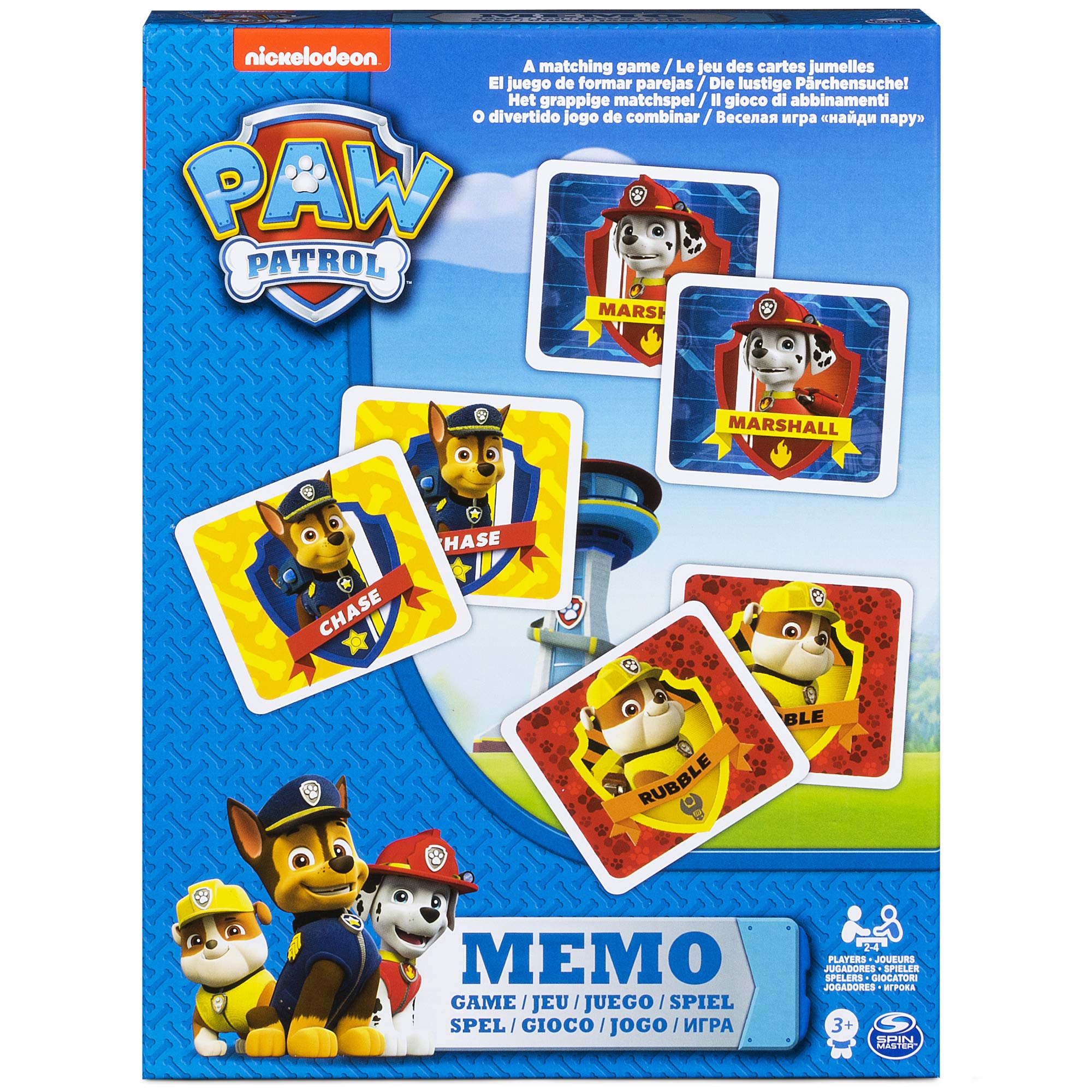 Spin Master 6033326 Paw Patrol Memory Match 48 Cards, Multicolour