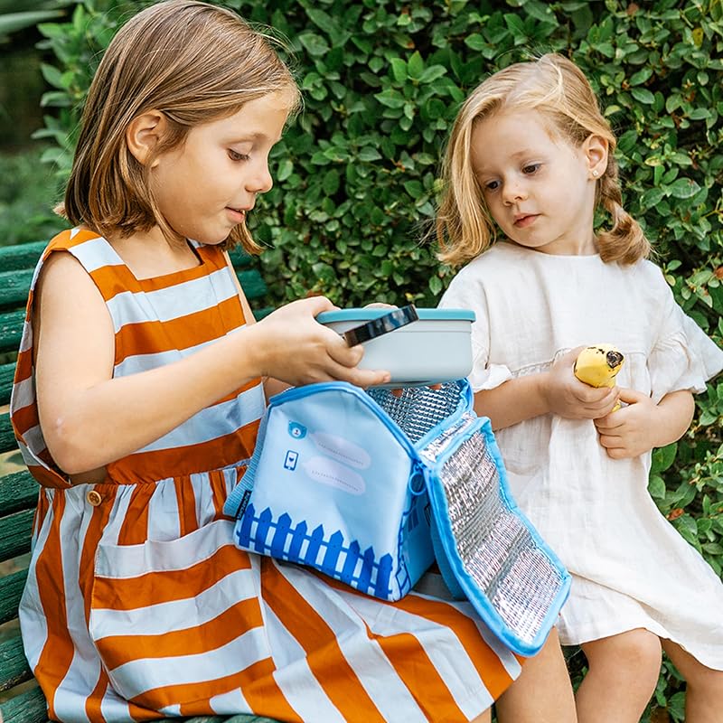 , Cesta de Presentes para Recém-Nascidos + Cosméticos Pediátricos, Azul