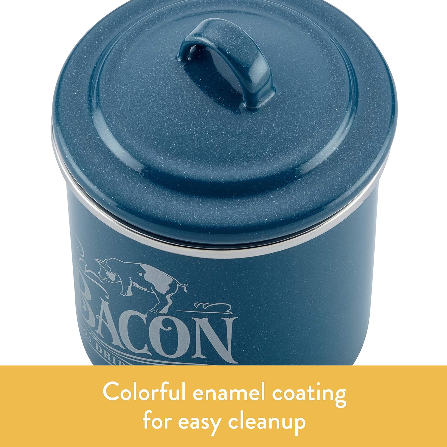 Ayesha Curry 46949 Enamel on Steel Bacon Grease Can / Bacon Grease Container 4 eBay