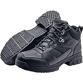 Shoes for Crews Unisex Slip-Resistant Soft Toe Work Boots - Comfortable, Water-Resistant &amp; Non-Slip Work Boots for Men &amp; Women - Voyager II