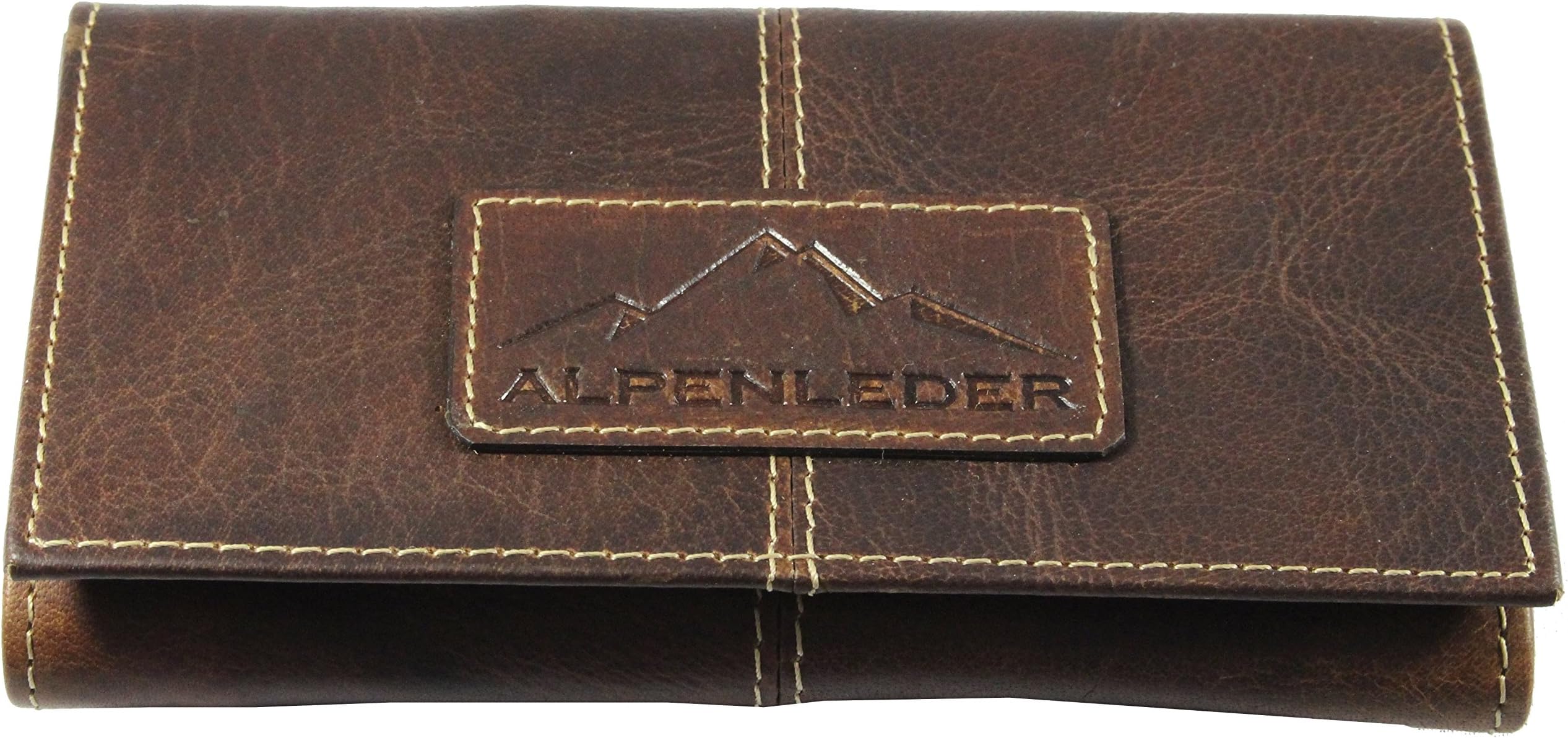 Tobacco Pouch "VIRGINIA" | Made Of Buffalo Leather | Case Soft Brown Pipe Bag | By Alpenleder