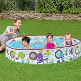 Bestway Paddling Pool 55029 Kids Garden Pool 1.52m x 25cm Multicolor Fish Print view 2