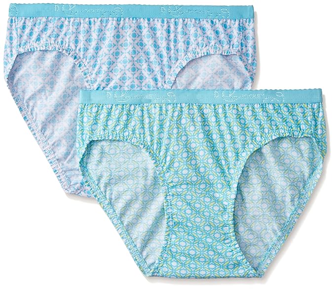 Jockey Women's Cotton Bikini (Assorted)(Colors & Print May Vary)(color may vary)