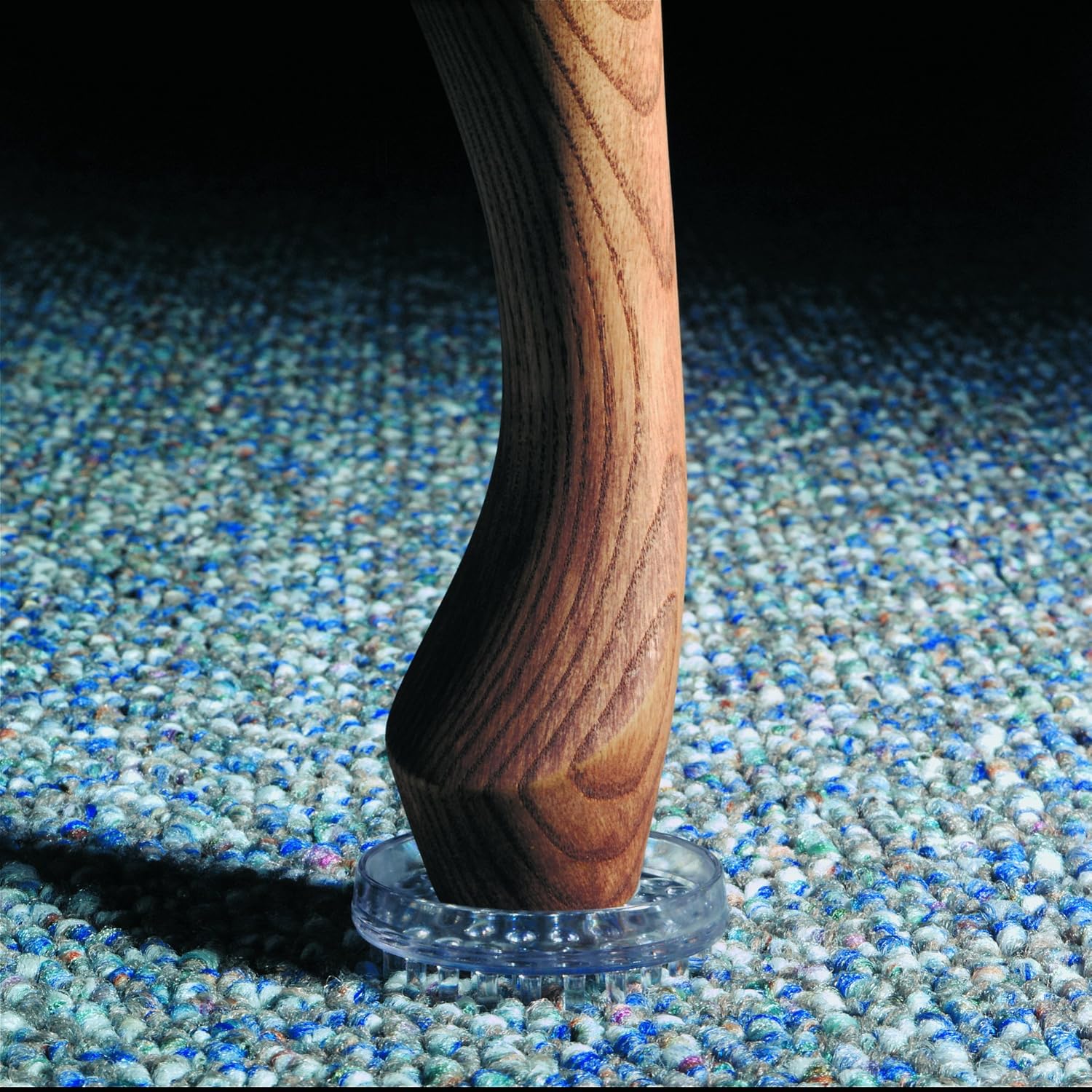 Set of 4 Large Adams Manufacturing 4250993340 Caster Cup Carpet