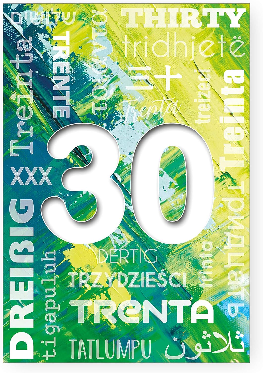 Biglietto Auguri Compleanno 30 Anni Amazon It Cancelleria E Prodotti Per Ufficio