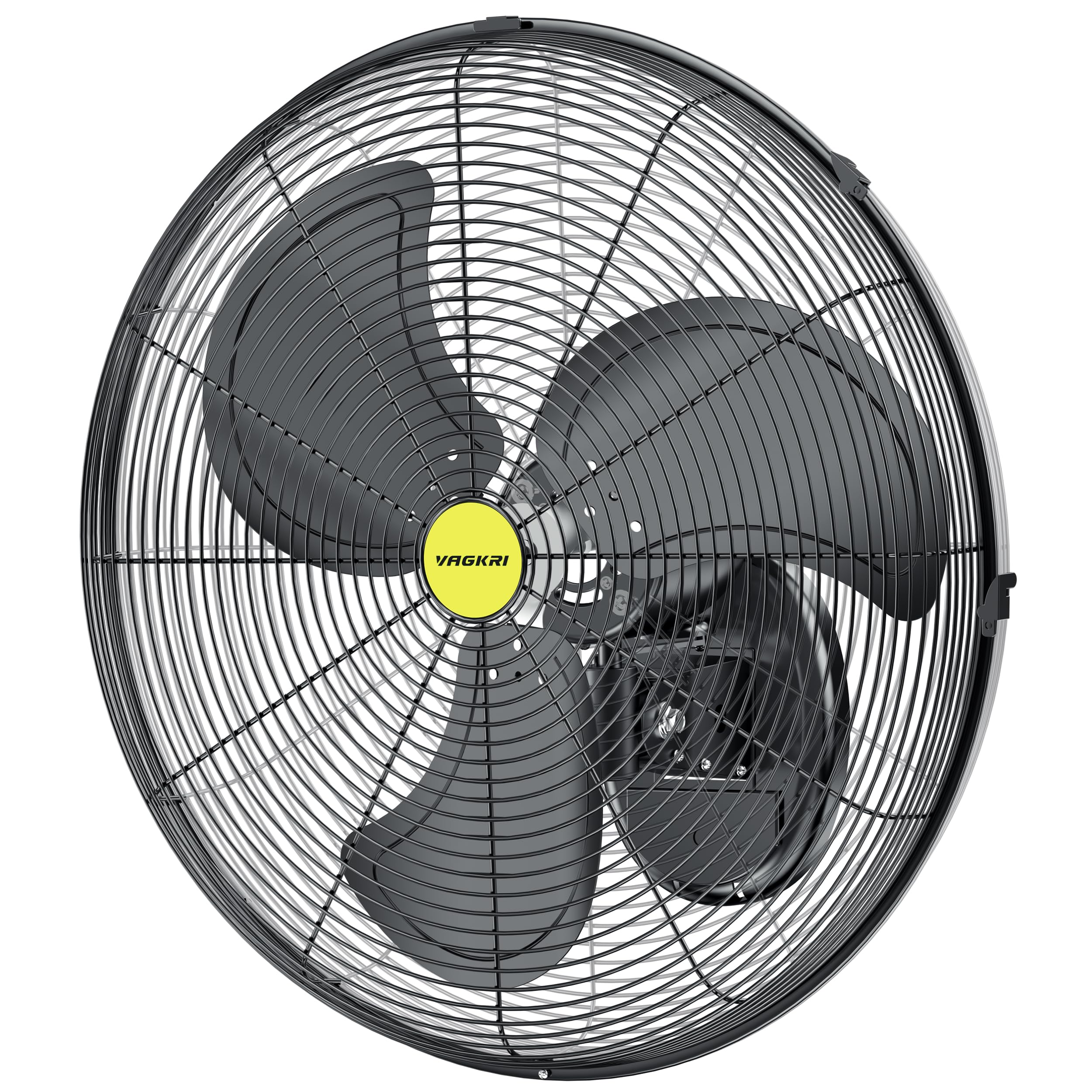 Photo 1 of (used) VAGKRI Wall Mount Fan, 20 Inch High Velocity Metal Oscillating Fan, 3 Speeds, 5300CFM Industrial Wall Fan for Home Office Patio