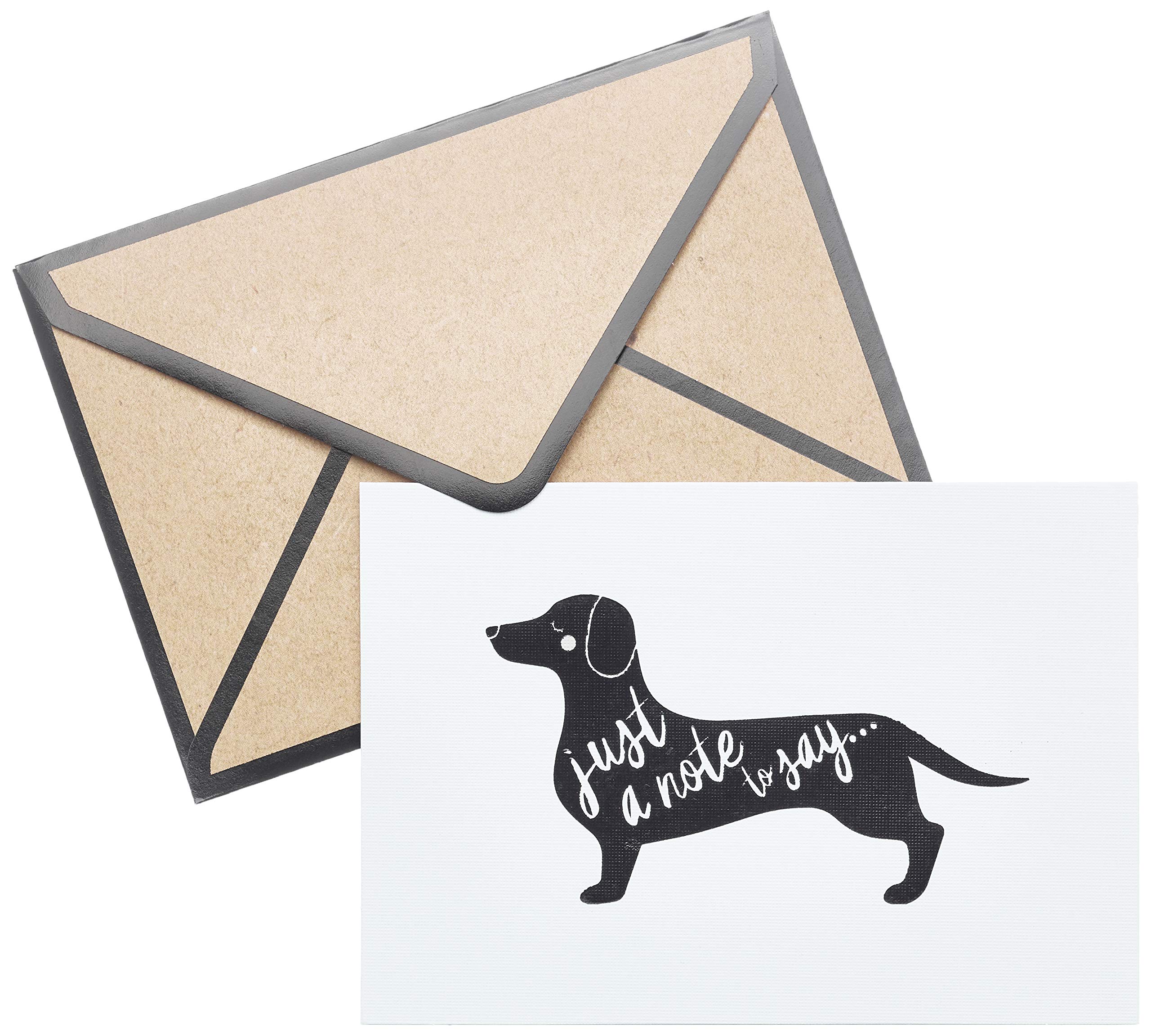 Web Exclusive K STYLE NOTECARD SET DACHSUND, One Size
