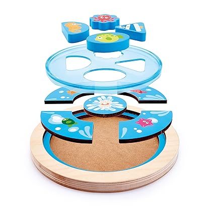 Hape Deep Sea Discovery Puzzle Game, Multicolor, 5 x 2