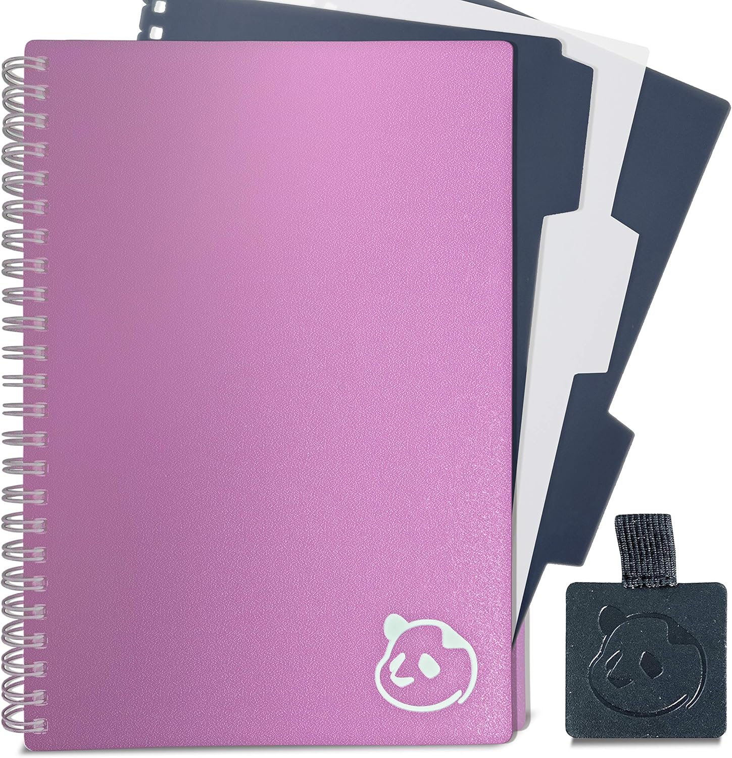 Weekly Planner 2.0 by Panda Planner 2020-2021 - 1 Year Monthly Calendar and Weekly Organizer Notebook - Spiral Bound Wire Binding 12 Month Weekly Planner - 8.25" x 5.75" - Black : Office Products
