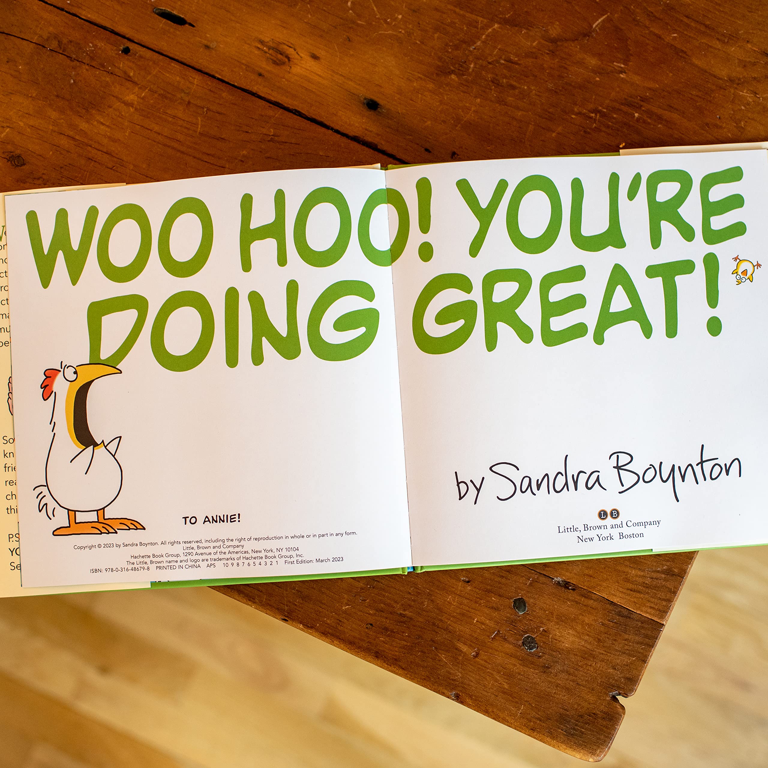 Woo Hoo! You're Doing Great!