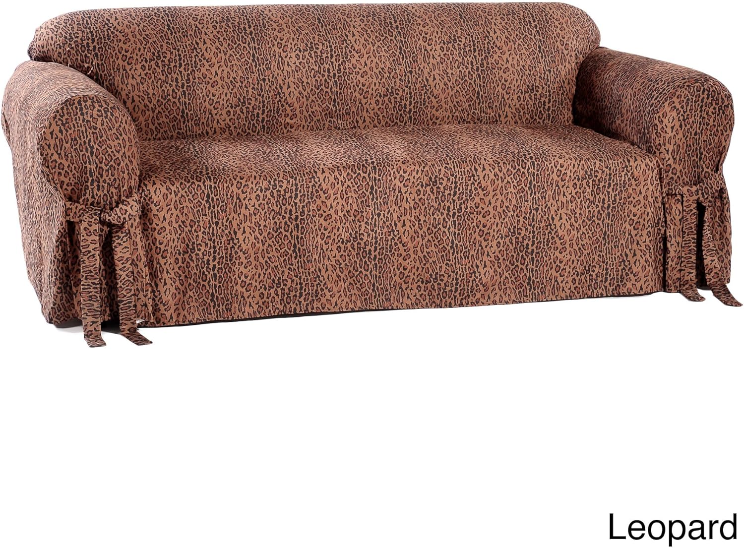 Amazon Com Animal Print Loveseat Slipcover Micro Suede To Fit