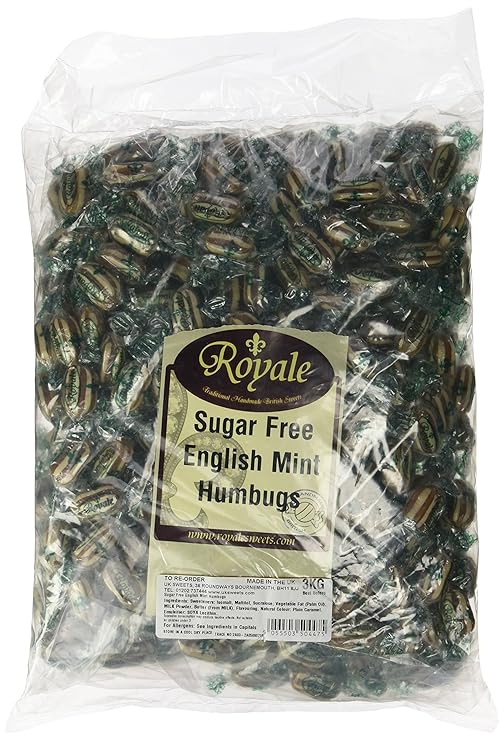 Royale Sugar Free English Mints Humbugs, 3 kg Amazon.co.uk Grocery