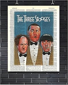 The 3 Stooges Wall Art The 3 Stooges Fan Art The 3 Stooges Dictionary Art Print