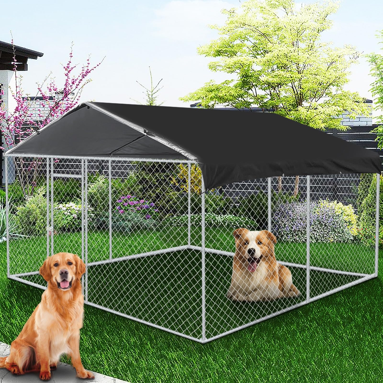 Large Dog Run Dog House Enclosures Dog Enclosures Bunnings