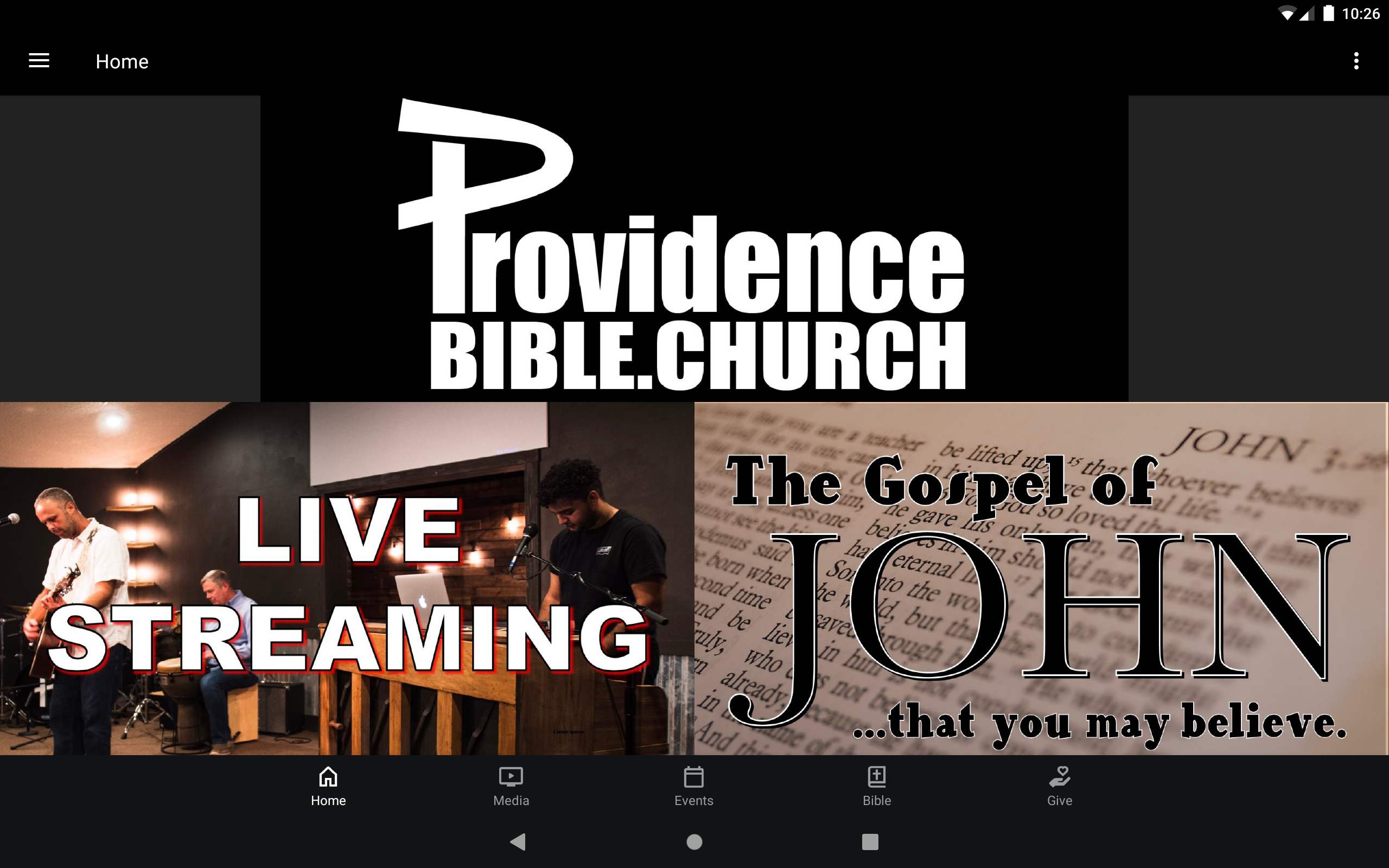 Providence Bible Church Appstore for Android