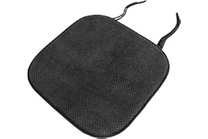 Lavish Home 69-05-CH Memory Foam Chair Pad, Charcoal
