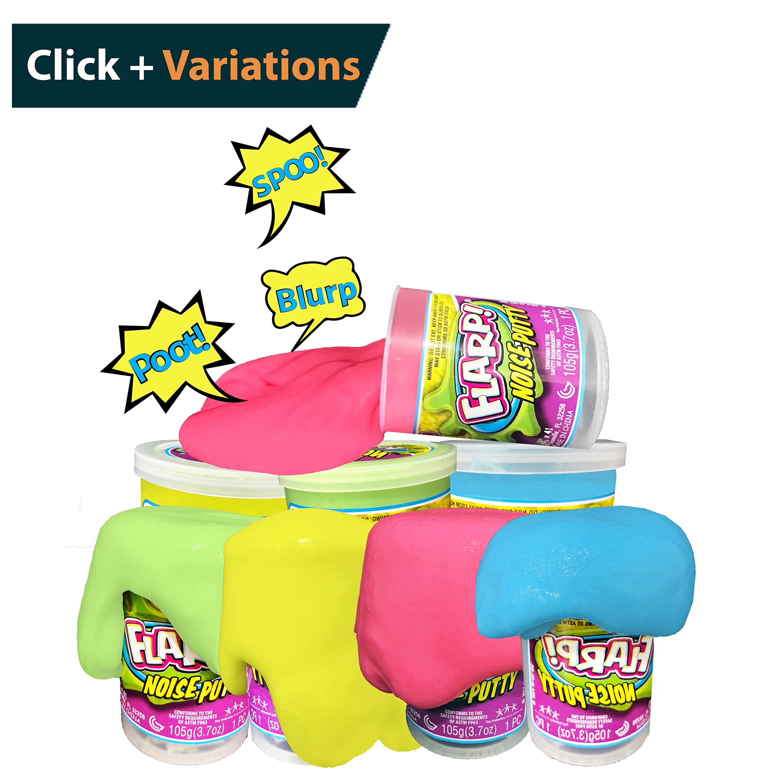 Buy JaRu 1.The 1 Flarp Noise Putty (8 Pack) Fart Putty Slime