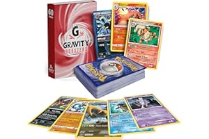 Holographic Card Bundle | 60 Cards | 10x Authentic Holo Cards Guaranteed | +50 Additional Cards and a Gravity BOOSTERS Deck Box