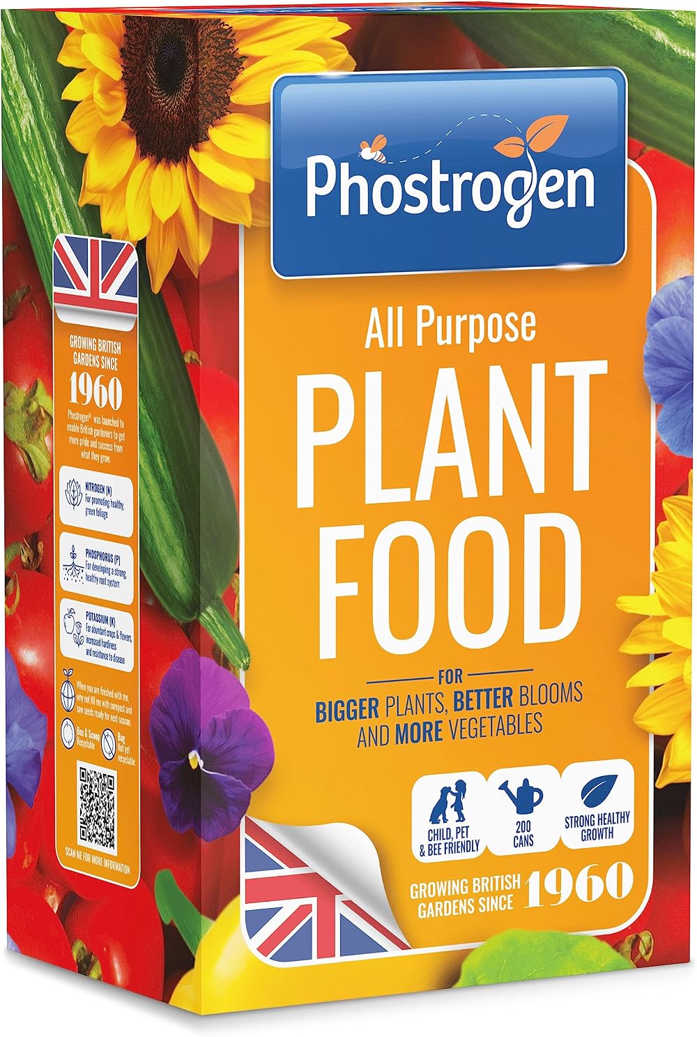 Phostrogen All Purpose Plant Food 2kg Fertiliser for Garden Indoor Edibles