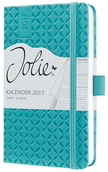 Sigel J7102 Wochenkalender Jolie 2017, ca. A6, aqua green - weitere Farben