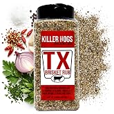 Killer Hogs TX Brisket Dry Rub, Texas BBQ Seasoning, 16.3 oz | Championship Barbecue Blend for Smoking and Grilling, Made for Beef, Ribs, Steaks, and Turkey