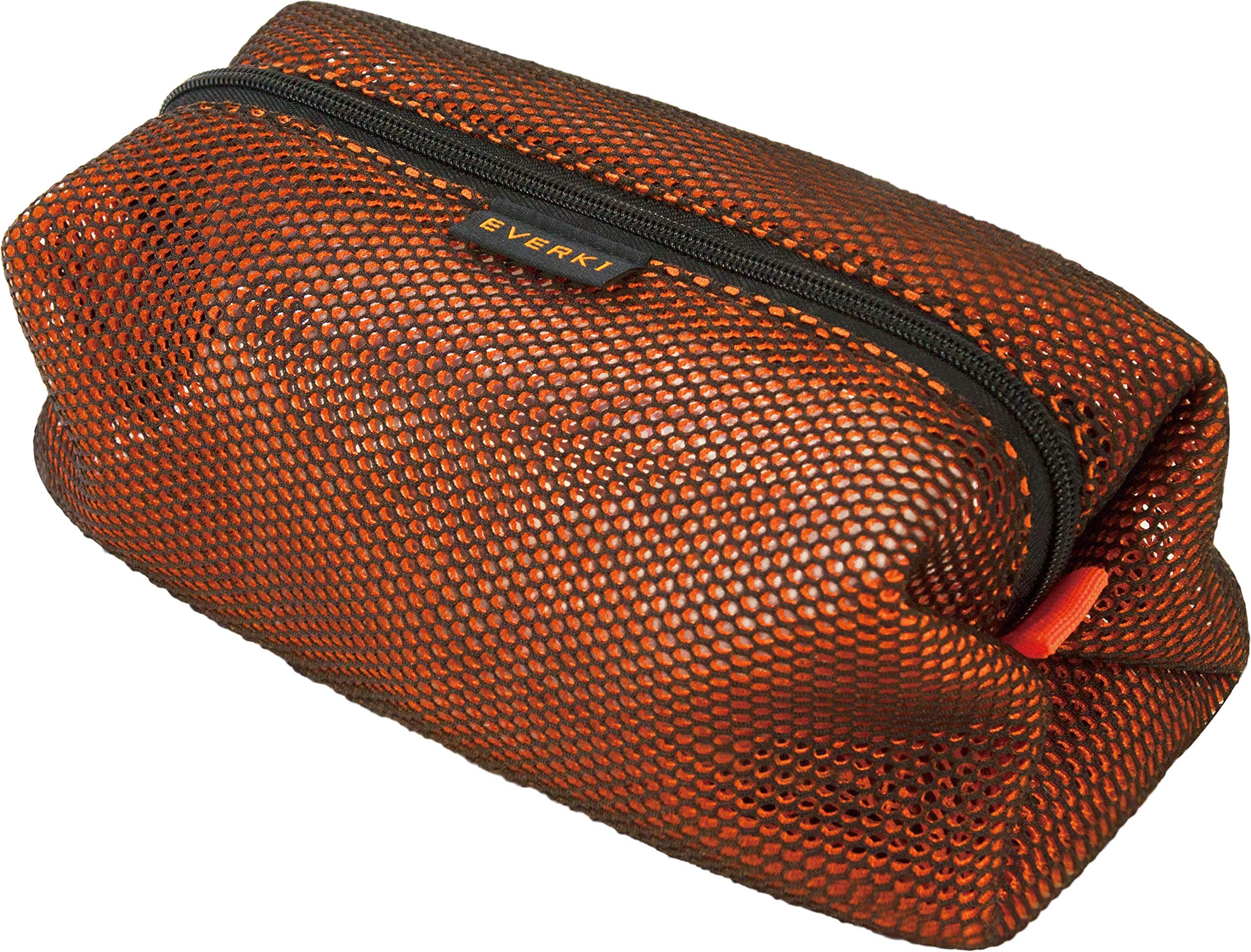 EVERKI Accessory Pouch - Mesh Accessories Laptop Pouch for Cables and Chargers and Other Accessories Orange Black,47702