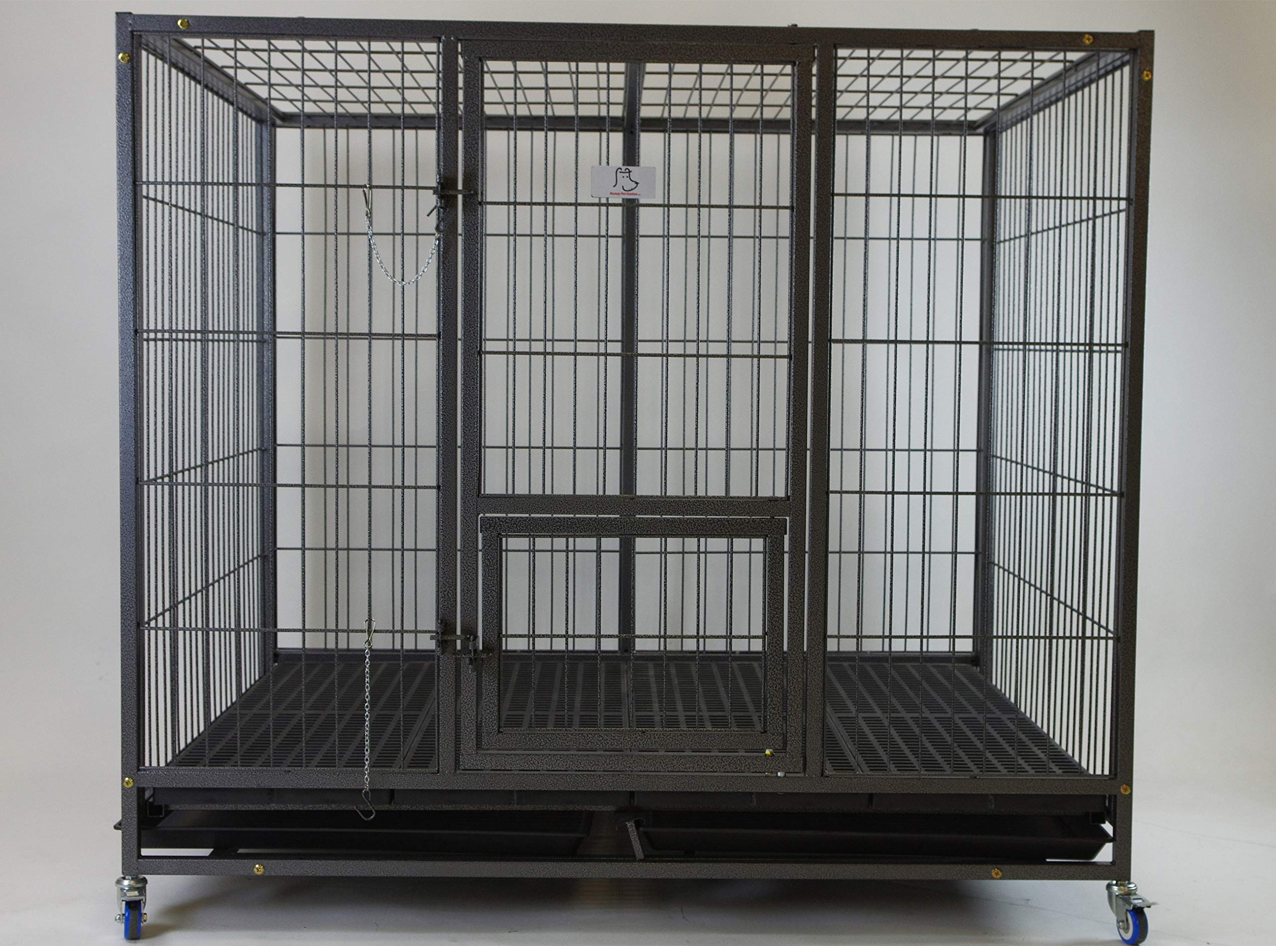 49" Stackable Open Top Heavy Duty Cage w/Casters Buy Online in United