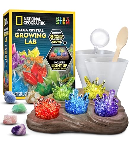 Amazon.com: National Geographic Jumbo Crystal Growing Kit - Grow