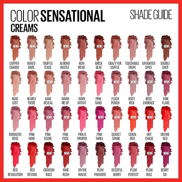 MAYBELLINE COLOR SENSATIONAL LIPSTICK, LIP MAKEUP, CREAM FINISH, HYDRATING LIPSTICK, PINK WINK, CORAL PINK ,1 COUNT