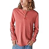 Lucky Brand Mens Lucky Brand Men's Weekend Slub Jersey Jersey Long Sleeve Henley