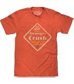 Amazon.com: Tee Luv Men's Faded Orange Crush Shirt - Retro Crush
