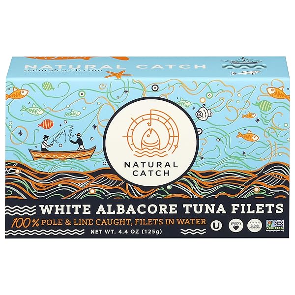 NATURAL CATCH, WHITE ALBACORE, 4.4 OUNCE