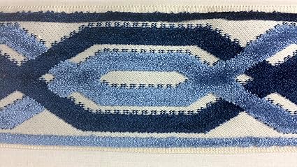 Amazon Com 3 5 Woven Trim Tape With Velvet Embroidery H 1109 4
