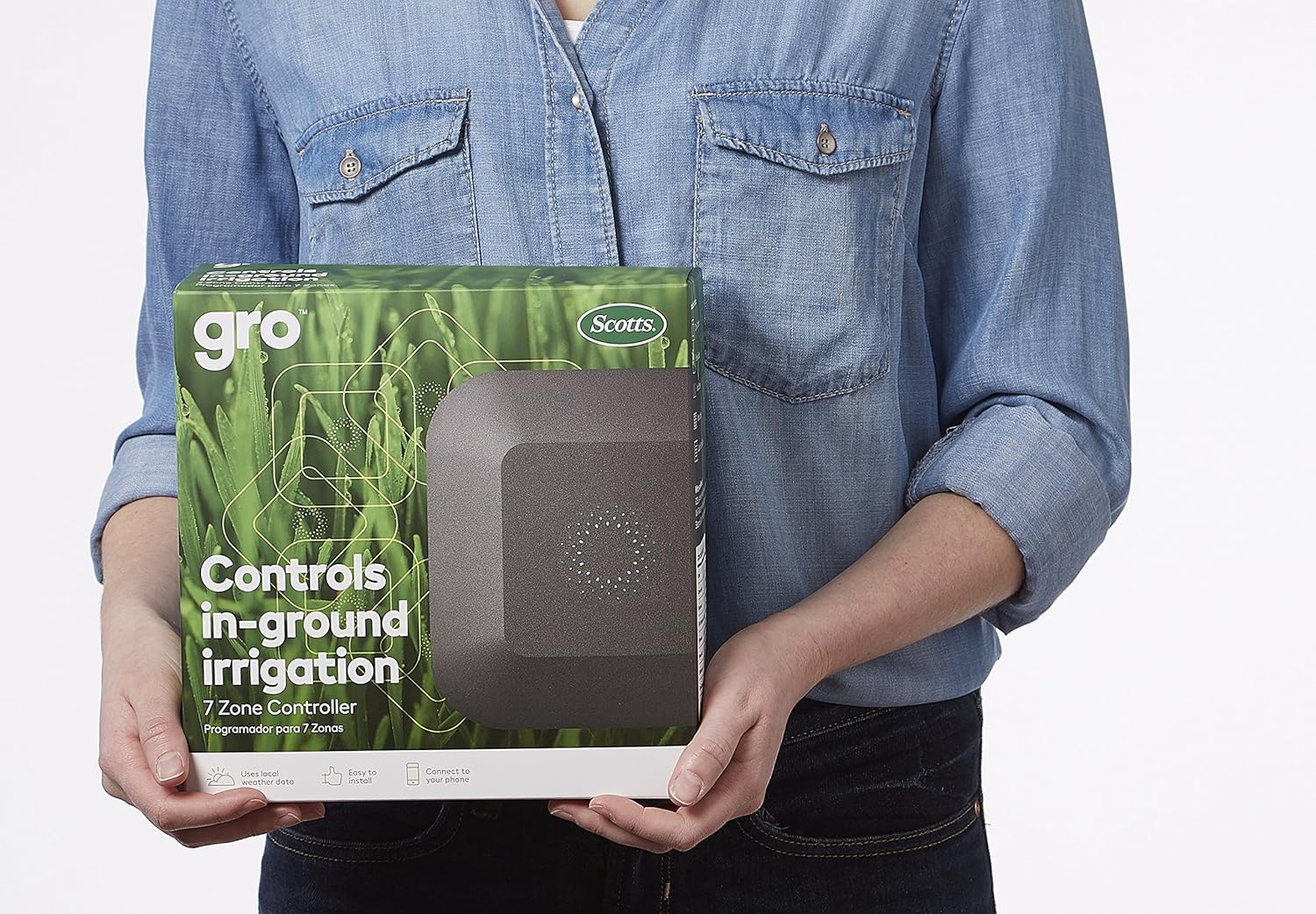 Gro 7 Zone Controller - Smart Sprinkler : Garden & Outdoor