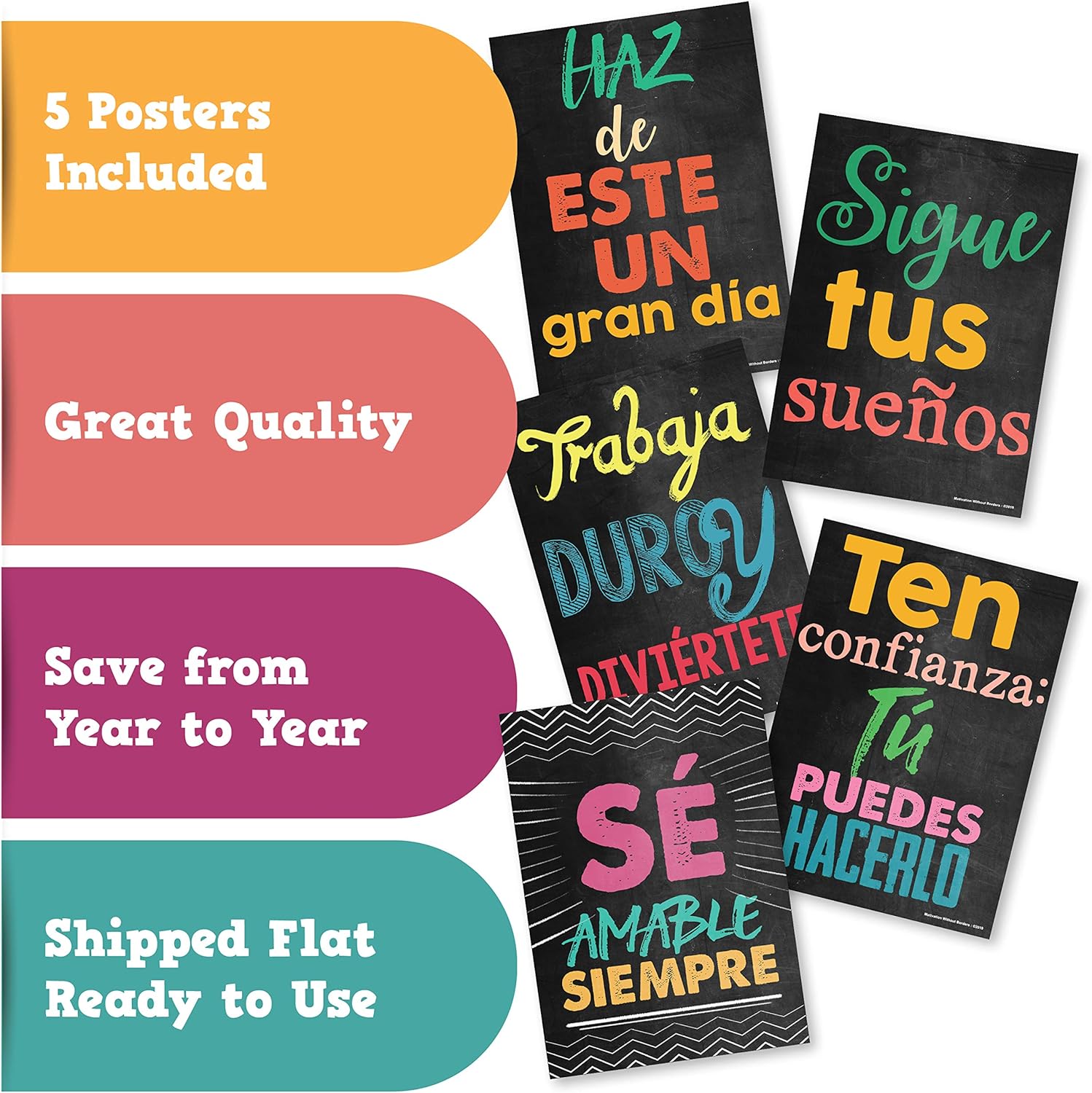 13x18 Non Laminated Set Of 5 Spanish Decor Posters Spanish