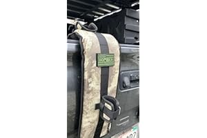 Bomber Strap® Single Bike Tailgate Pad – Patented Mountain Bike Truck Pad, Heavy-Duty Foam, Velvet Paint Protection, Fits Tacoma, F-150, Tundra & More – Desert Camo