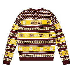 FOCO Standard NFL Big Logo Ugly Sweater, Team Color
