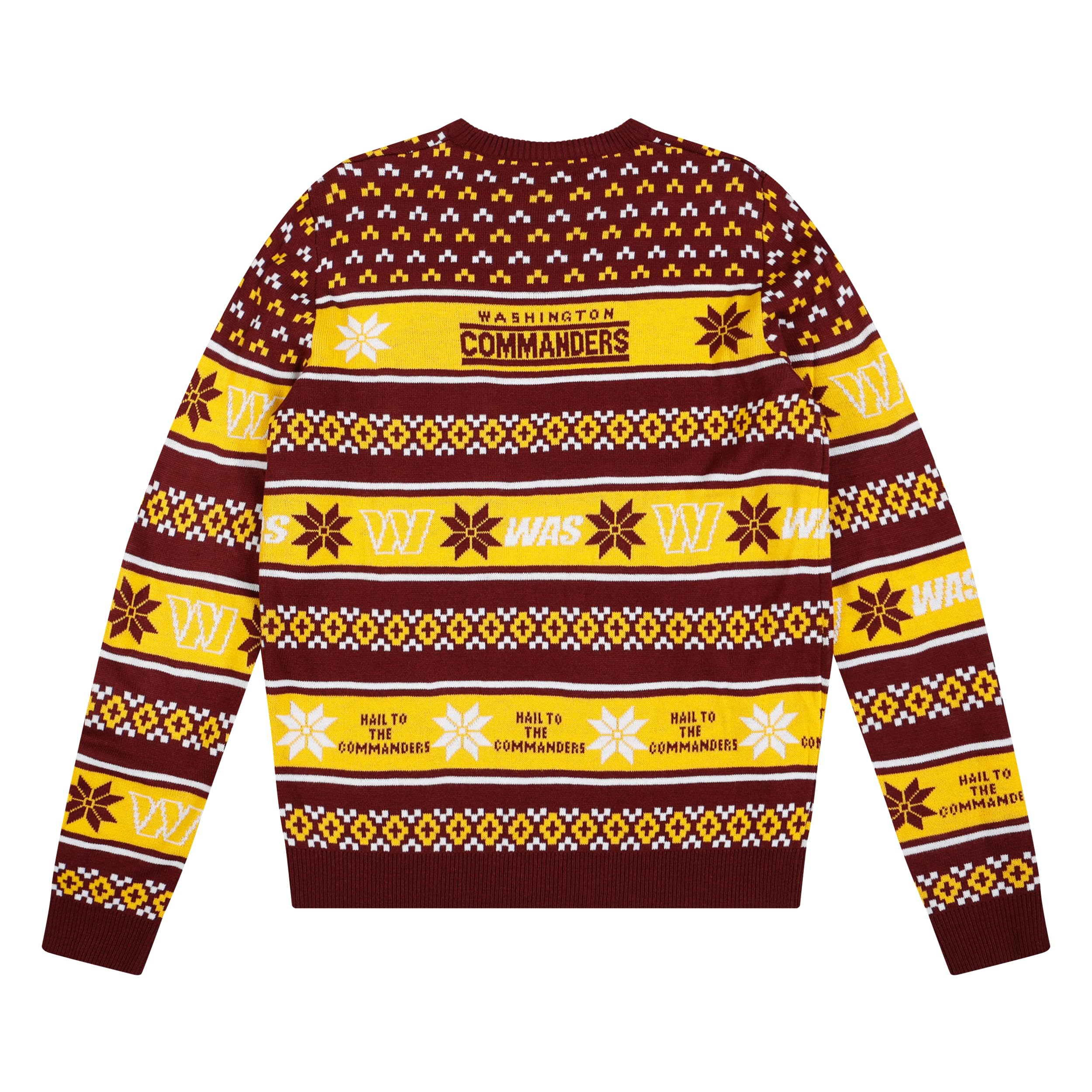 FOCO Standard NFL Big Logo Ugly Sweater, Team Color