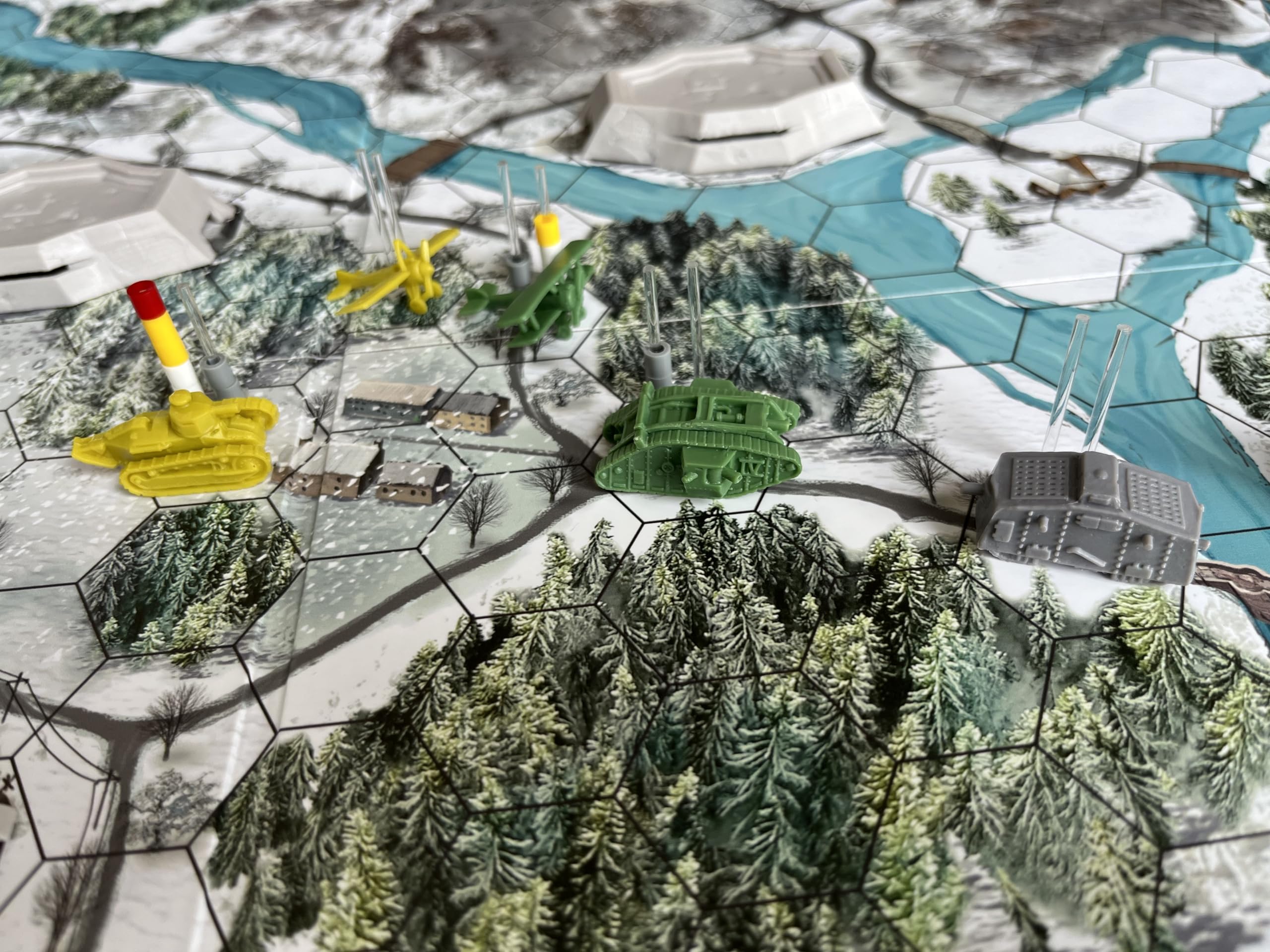 Trench Club, WWI War Miniatures Strategy Board Game, Ages 14+, 1-4 Players, 2+ Hours Playing Time