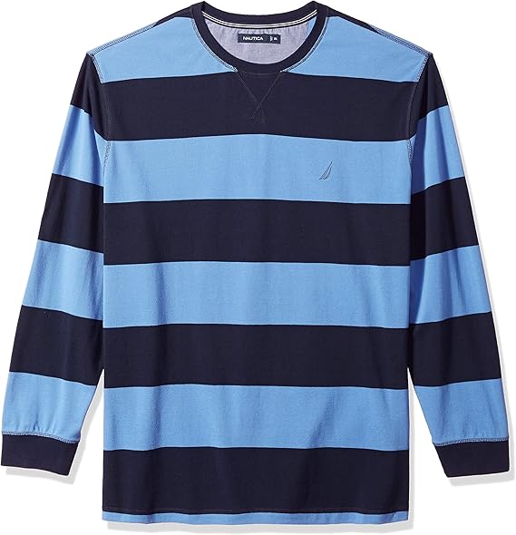 polo manga larga rayas hombre