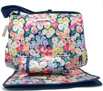 Cath Kidston Wachstuch New Daisy Bett Baby Windel chnging Tasche in Marineblau
