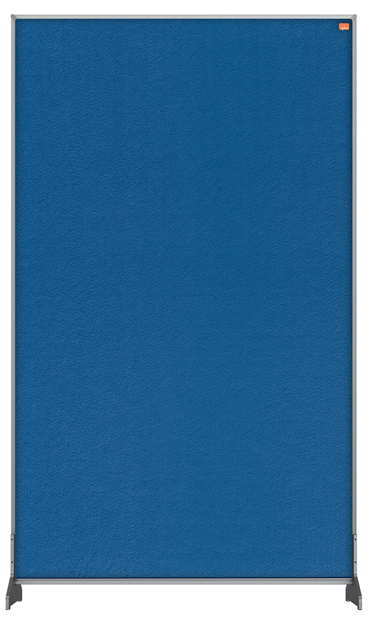Nobo Impression Pro 1.8 m Hgh Desk Divider, Felt Surface, Blue, 600 x 1000 mm, 1915508