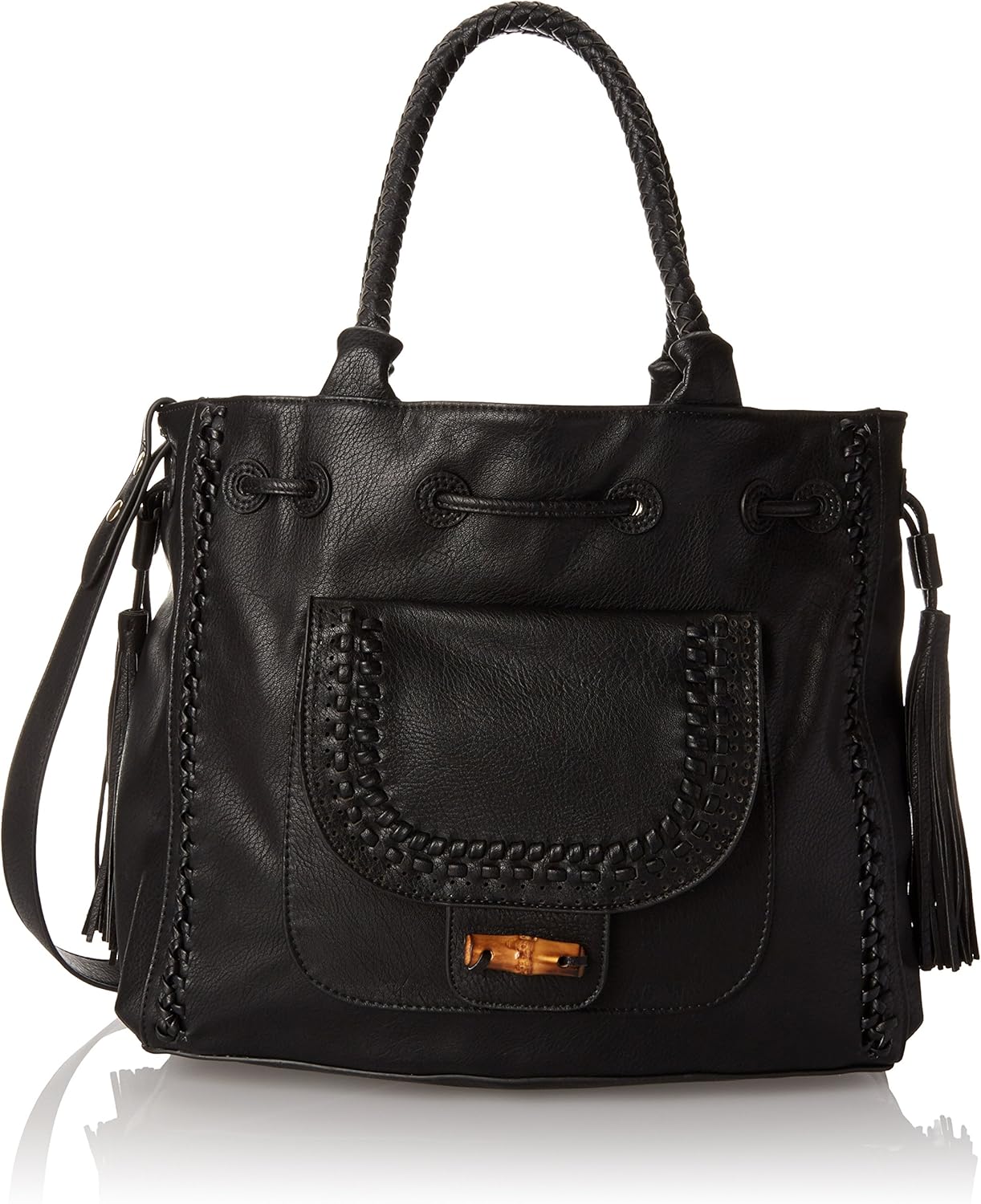 BIG BUDDHA Luella Shoulder Bag, Black, One Size Handbags