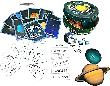 MFM Toys Solar System Magnets and Junior Edition Flashcards