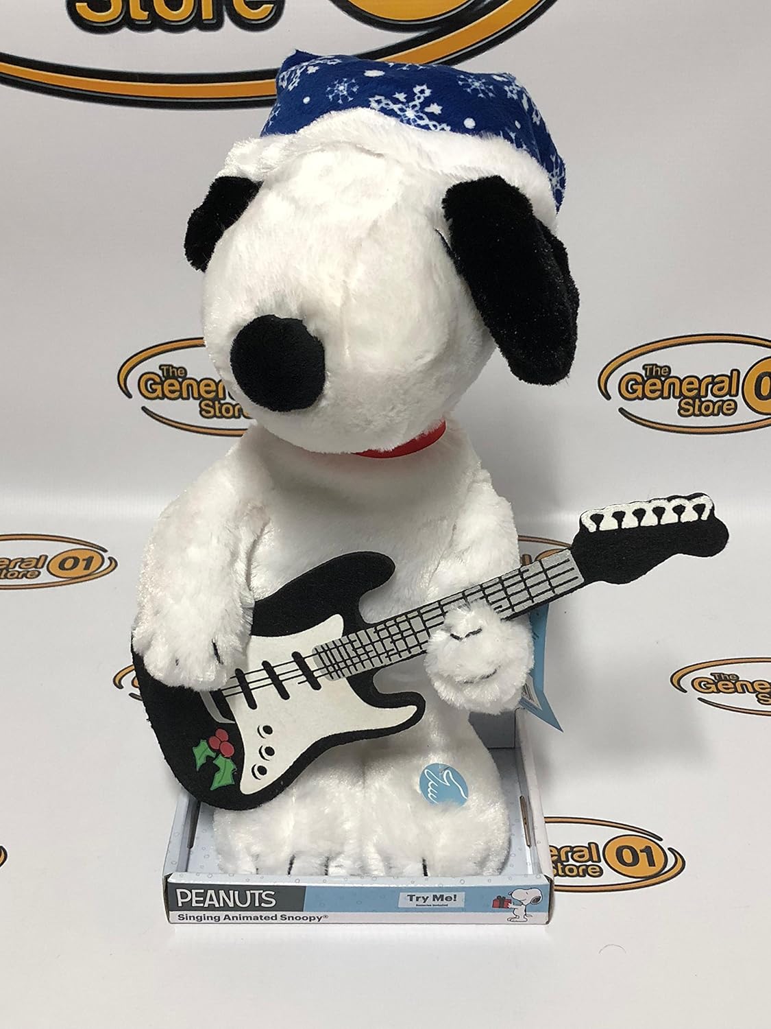 snoopy christmas animated plush