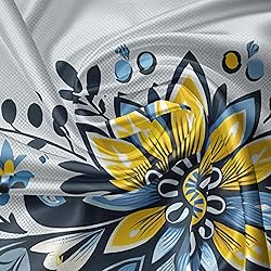 Ambesonne Farmhouse Valance & Tier Curtain 3 pcs