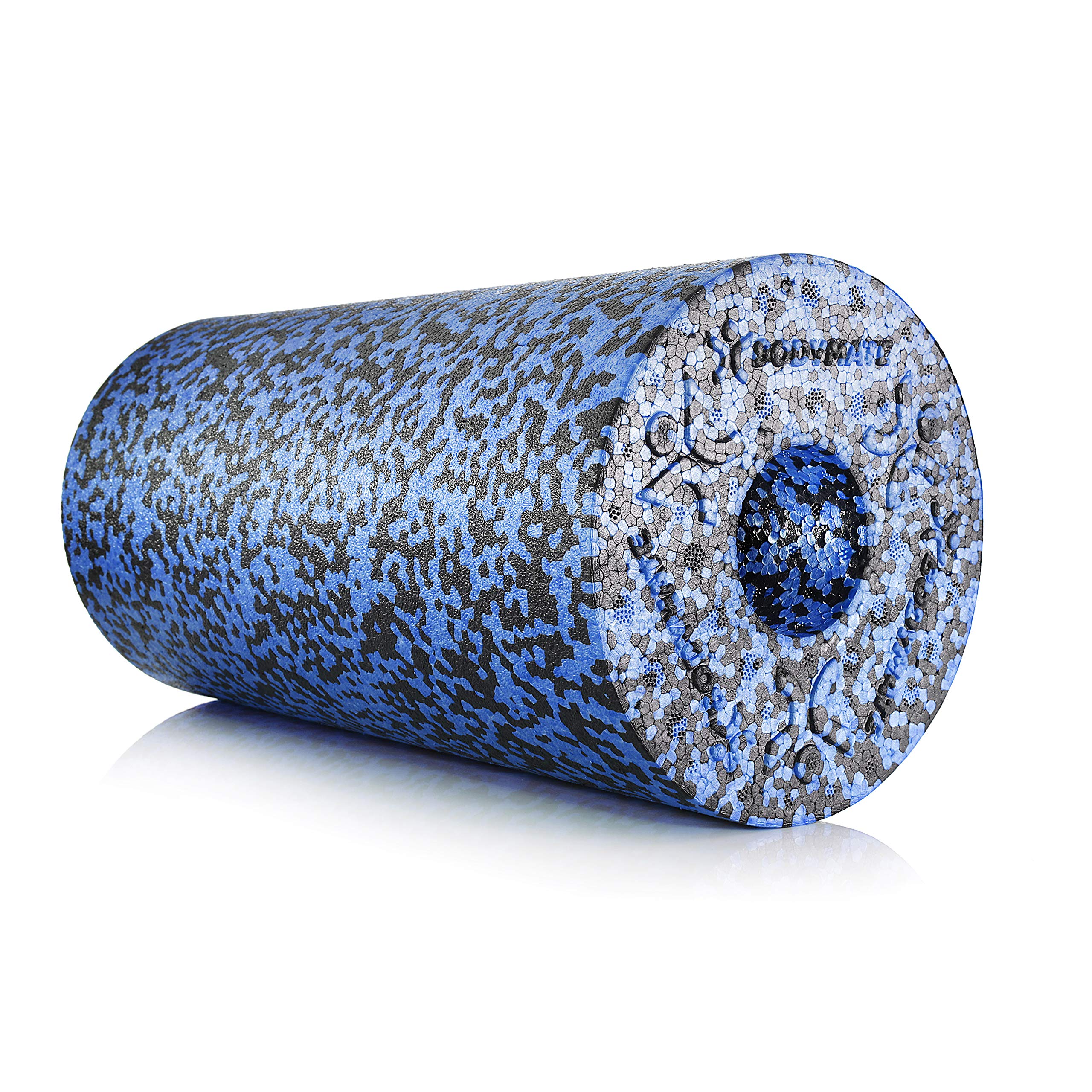 BODYMATE 30cm long STANDARD medium-hard smooth foam roller with free E-BOOK